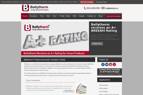 ballytherm.ie site used Ballytherm