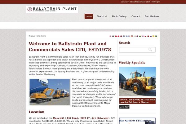 ballytrainplant.com site used Ballytrainplant-plant-management