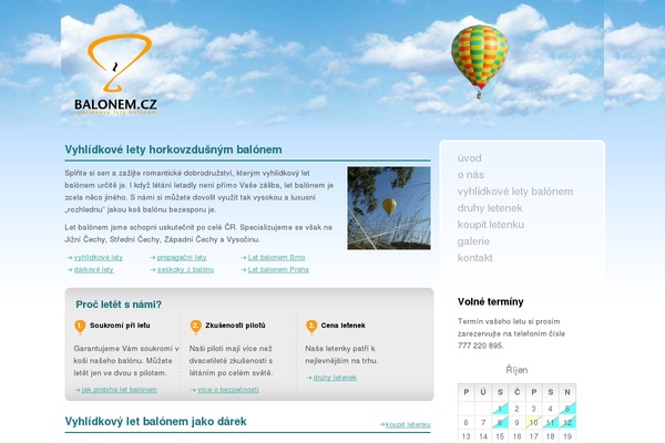balonem.cz site used Balonem-new