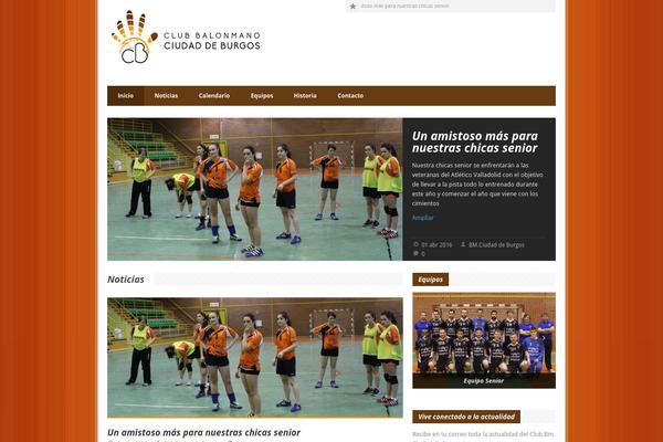 balonmanociudaddeburgos.com site used Burgos