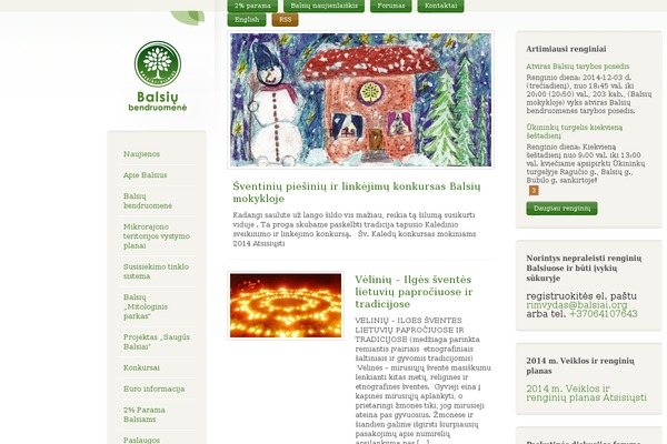 balsiai.org site used Balsiai