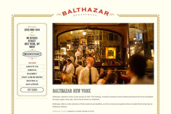 balthazarny.com site used Balthazar