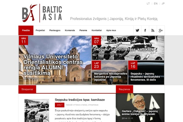 balticasia.lt site used Balticasia