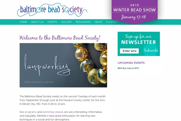 baltimorebead.org site used Bbs2014