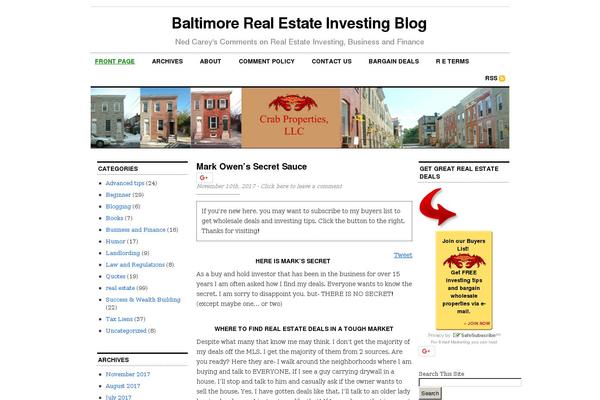 baltimorerealestateinvestingblog.com site used Flexsqueeze