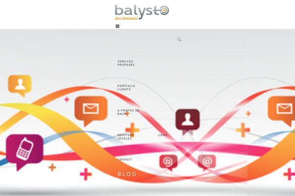 balyst.fr site used WP-Mysterious 1.04