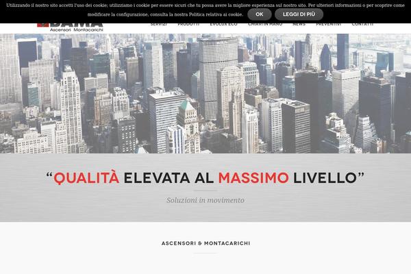 Savia theme site design template sample