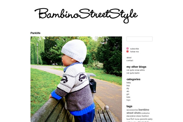 bambinostreetstyle.com site used Wp Skeleton