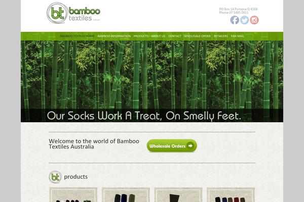 bambootextiles.com.au site used Meet GavernWP
