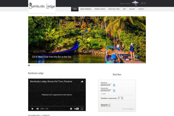 Paradisehotel theme site design template sample