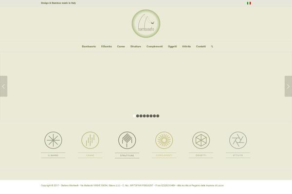 Enfold theme site design template sample