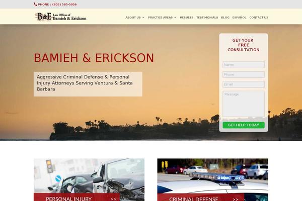WordPress website example screenshot