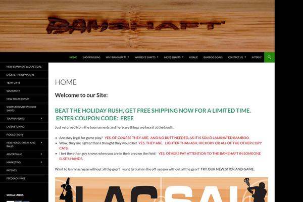 Twenty Fourteen theme site design template sample