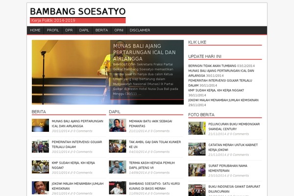 WordPress website example screenshot