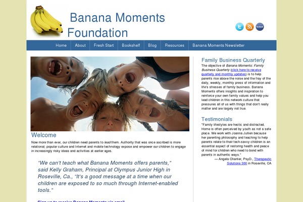 bananamoments.com site used Banana-moments