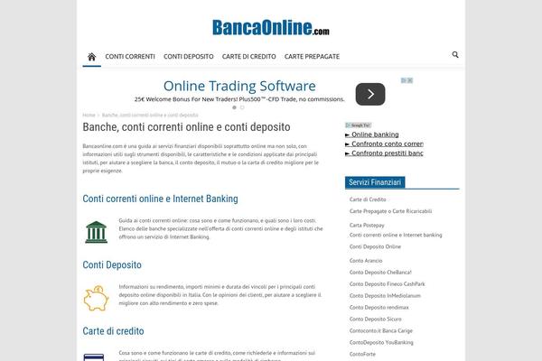 Newspaper theme site design template sample