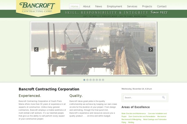 bancroftcontracting.com site used Simplicity
