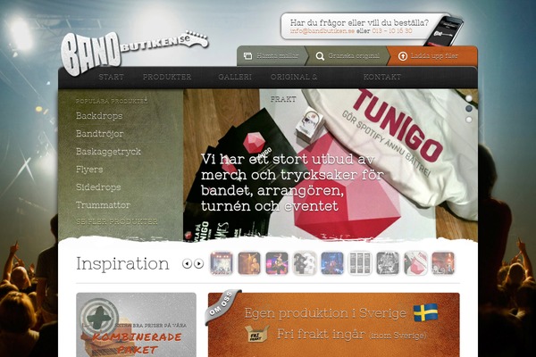 Site using Bandbutiken-inspiration plugin