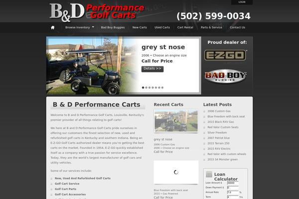 banddgolfcarts.com site used Automotive