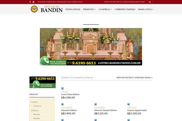 bandinsacra.com site used Bandin