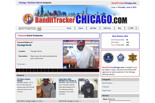 bandittrackerchicago.com site used Wp-mag-dev