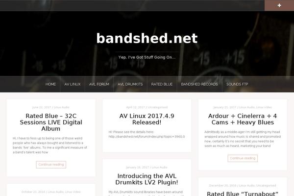 bandshed.net site used Oria