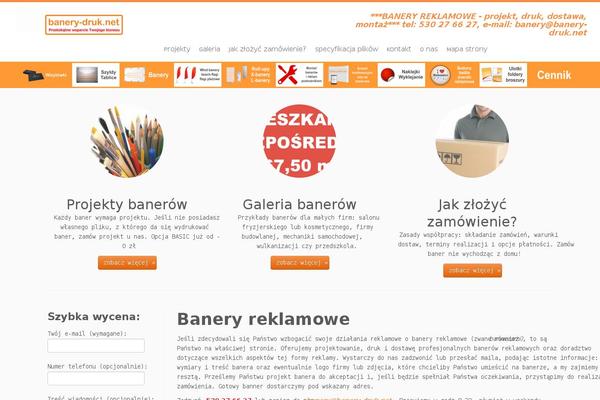 Customizr theme site design template sample