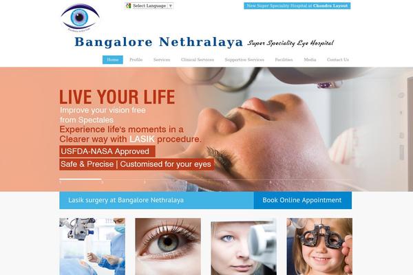 bangalorenethralaya.org site used Medicenter11