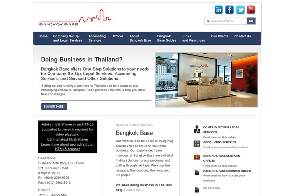 bangkokbase.com site used Accountant-wp