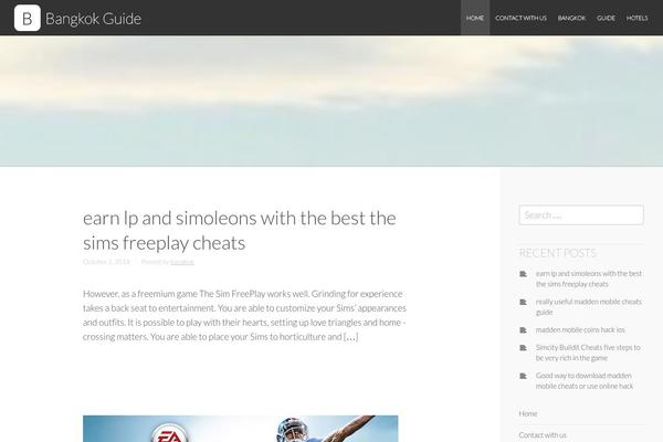 Business Leader theme site design template sample