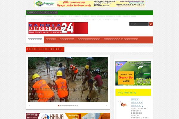 WordPress website example screenshot