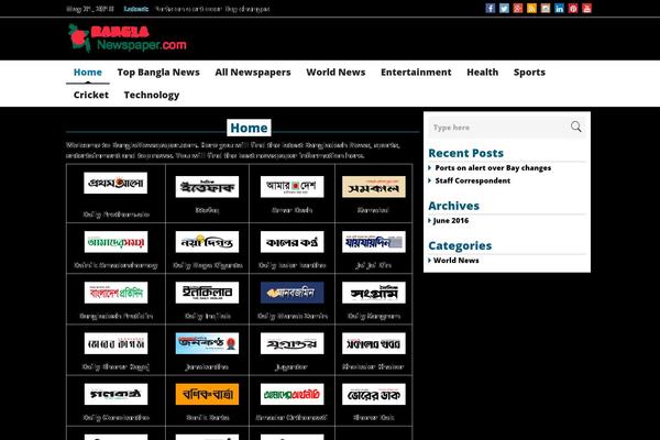 banglanewspaper.com site used News Magazine