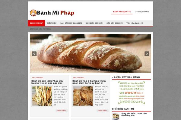 WordPress website example screenshot