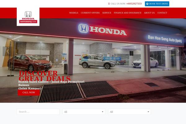 Autoshowroom theme site design template sample