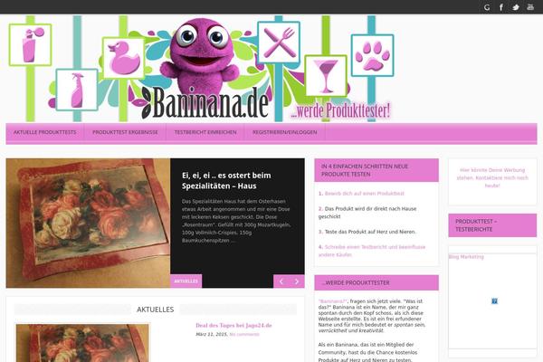 MagMan theme site design template sample