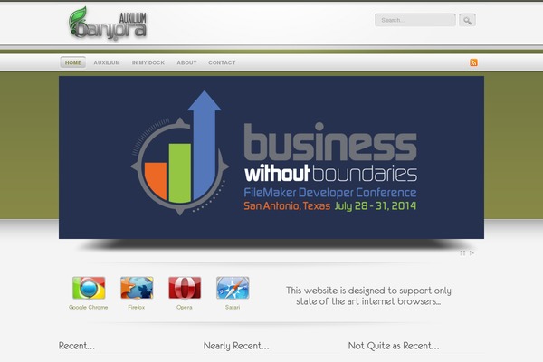 WordPress website example screenshot