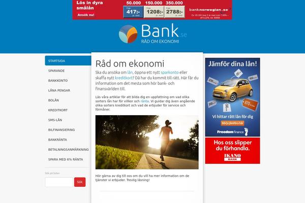 bank.se site used Bank-theme