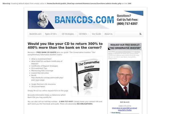 Canvas theme site design template sample