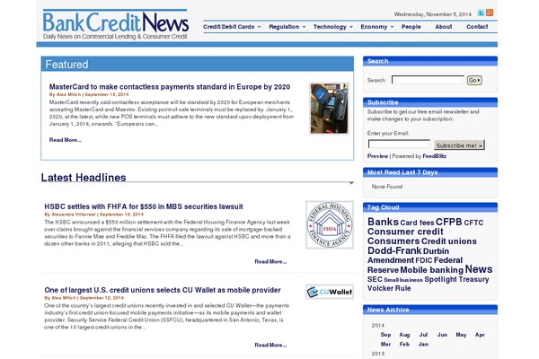 bankcreditnews.com site used Creditnewsline2
