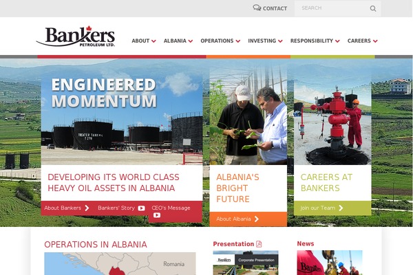 bankerspetroleum.com site used Bankers