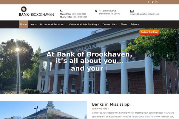 bankofbrookhaven.com site used Brookhaven