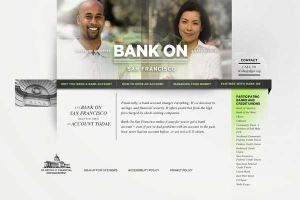 bankonsf.org site used Sf_bankon_v1