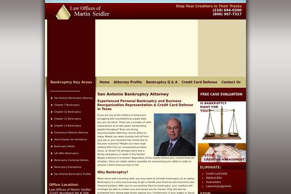 bankruptcy-attorneysanantonio.com site used Seidlerlawvanilla