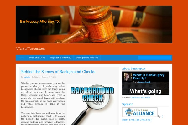 bankruptcy-attorneytx.com site used ColorSnap