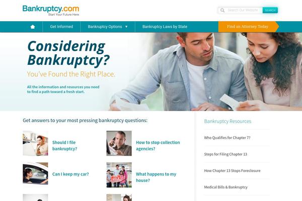 bankruptcy.com site used Bankruptcy.com