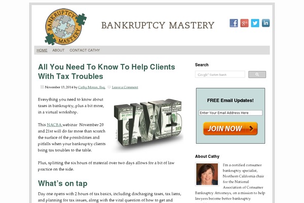 WordPress website example screenshot
