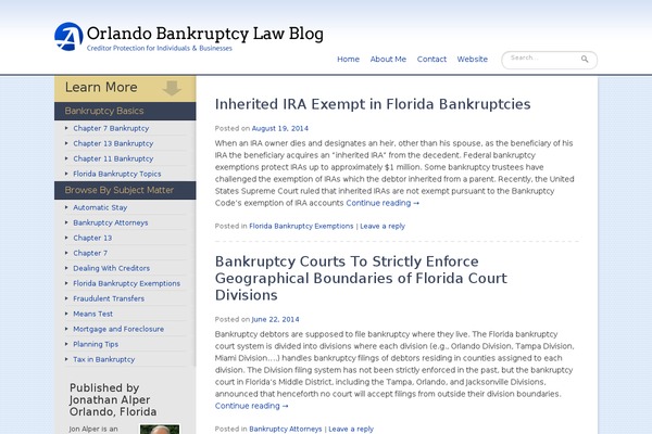 bankruptcyorlando.com site used Alperlaw