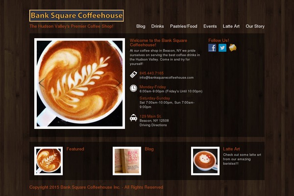 Cafe-elements theme site design template sample