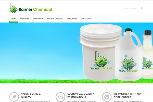 bannerchemical.com site used Corporative