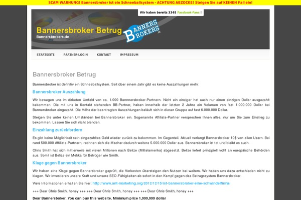 WordPress website example screenshot